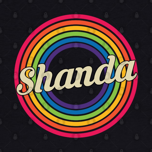 Shanda - Retro Rainbow Style by MaydenArt